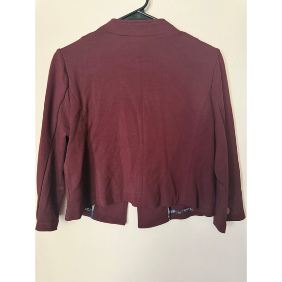 Women's Cartonnier Burgundy Blazer Jacket M - Picture 4 of 4